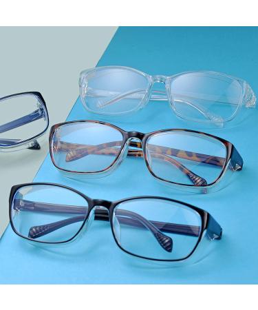 2 Pack Blue Light Blocking Safety Goggles for Men Women - Black & Clear - Buy Online on GoSupps.com