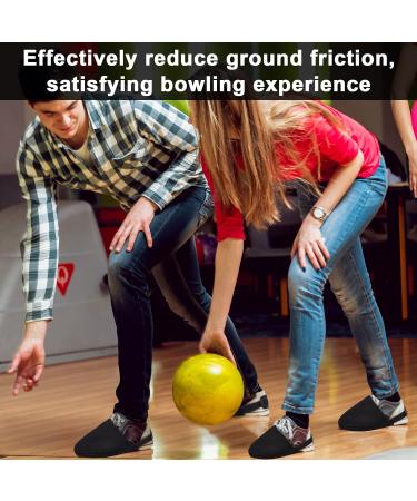Zhanmai Bowling Shoe Slider - 2 Pack Elastic Band Bowling Shoe Covers for Men and Women - Adjustable Accessories for Bowlers - Size L - Buy Online on GoSupps.com