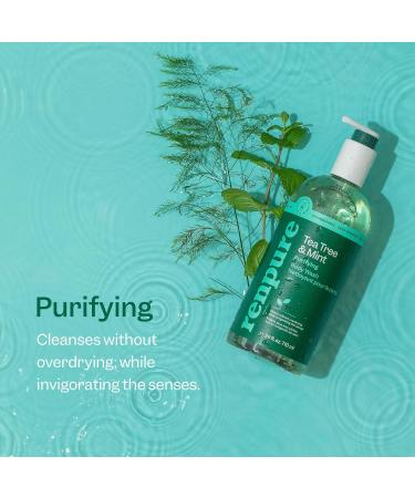 Renpure Tea Tree & Mint Body Wash - Cleanses Invigorates & Refreshes Skin Without Over-Drying - For All Skin Types - Tea Tree Leaf Oil Spearmint Leaf Oil - 24 Fl Oz each 2 Pack Tea Tree & Mint 48 Ounce (Pack of 1) Green - Buy Online on GoSupps.com