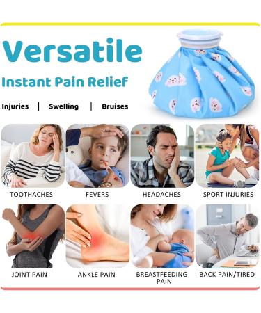 Reusable Soft Ice Packs for Injuries - Cold Therapy for Pain Relief - 4 Pack with Ice Pack Wrap - Buy Online on GoSupps.com