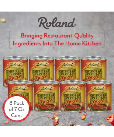 Roland Foods Chipotle Pepper Paste 7oz Can, Pack of 8 - Specialty Imported Mexican Food - Buy Online on GoSupps.com