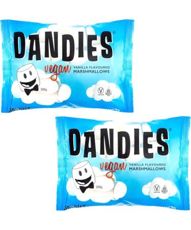 Dandies Light & Fluffy Vegan Marshmallows | Perfect for BBQ Campfire Roasting Grilling | Smor - Buy Online on GoSupps.com