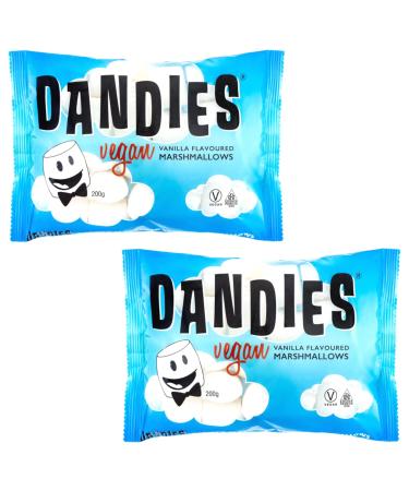 Dandies Light & Fluffy Vegan Marshmallows | Perfect for BBQ, Campfire, Roasting, Grilling | Smor