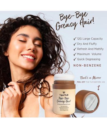 Dry Shampoo Powder for Women - Natural Non-Aerosol Travel Size for Dark Hair (12g) | Refresh Your Look - Buy Online on GoSupps.com