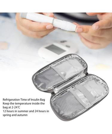 Portable Insulin Cooler Bag for Diabetic Travel - Begonia Flower Design - Buy Online on GoSupps.com