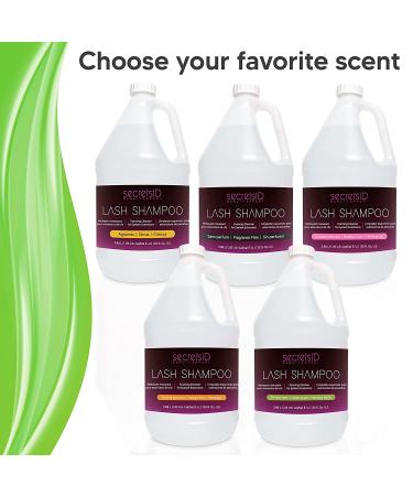 Lash Shampoo Bulk for Professional Lash Extension | 1 Gallon + 50 Aftercare Cards | Eyelid Foaming Cleanser | Salon Grade Cleanser (Fragrance-Free) - Buy Online on GoSupps.com