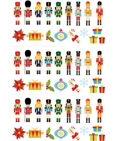 54 Stand Up Christmas Nutcracker Soldier Themed Edible Wafer Paper Cake Toppers Decorations - Buy Online on GoSupps.com