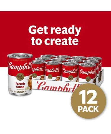 Campbell's French Onion Soup 10.5oz Can - Pack of 12 - Buy Online on GoSupps.com