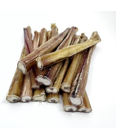 BULLY PALS - 9-10 inch Jumbo/Thick Bully Sticks - 10 Pack - Long Lasting All Natural Single Ingredient Dehydrated Dog Treats and Dental Chews