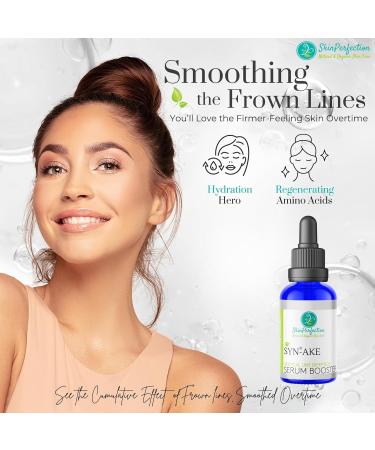 Skin Perfection Syn-AKE Face Serum for Women - Anti-Aging Tri-Peptide Moisturizer - 0.5oz Facial Serum for Youthful Skin - Buy Online on GoSupps.com