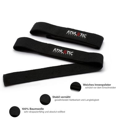 Professional Padded Lifting Straps - 60 cm for Strength Training & Bodybuilding | Unisex Fitness Aid - Athletics Aesthetics - Buy Online on GoSupps.com