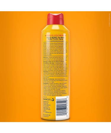 Gold Bond No Mess Body Powder Spray 7 oz. - Fresh Scent With Aloe | Fast and Easy Application - Buy Online on GoSupps.com
