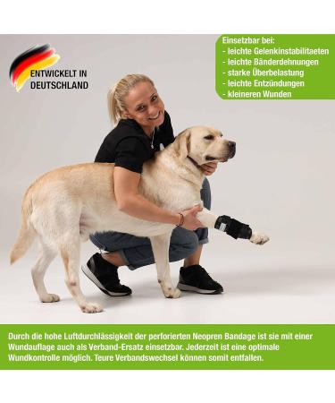 Medium Front Run Bandage for Dogs | Carpal Joint & Bone Protection - Ideal for Light Injuries Ligament Stretching & Leak Protection | 1 Pack - Buy Online on GoSupps.com