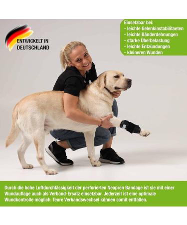 NATURE PET Dog Carpal Splint/Dog Carpal Joint Protection Splint/Dog Support Brace Carpolock Medium Grey - XL - Buy Online on GoSupps.com
