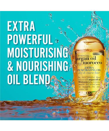 OGX Argan Oil of Morocco Extra Penetrating Hair Oil For Dry and Damaged Hair 100 ml - Buy Online on GoSupps.com