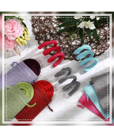 Nosiny 6 Pcs Spiral Lock Hair Ties - Colorful Dreadlock Accessories for Locs - Bendable Bands for Thick Curly Hair - Ponytail Holders for Women Men - Includes 6 Bags - Buy Online on GoSupps.com