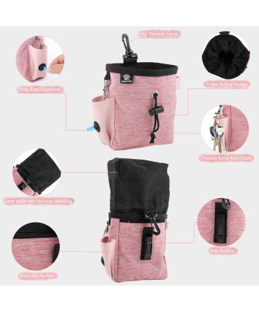 Buy Svalor Dog Treats - Versatile Hands-Free Pink Training Feed Bag with Feces Dispenser & Adjustable Belt - Buy Online on GoSupps.com