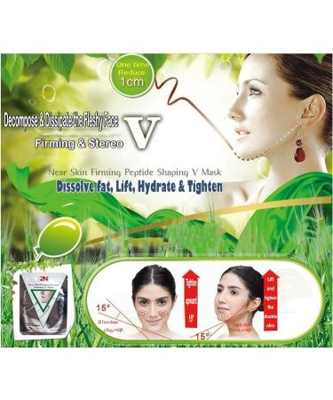 V Line Facial Tightening Mask - 7 Piece Slimming Cheek Mask for Double Chin Reduction & Skin Tightening - Buy Online on GoSupps.com