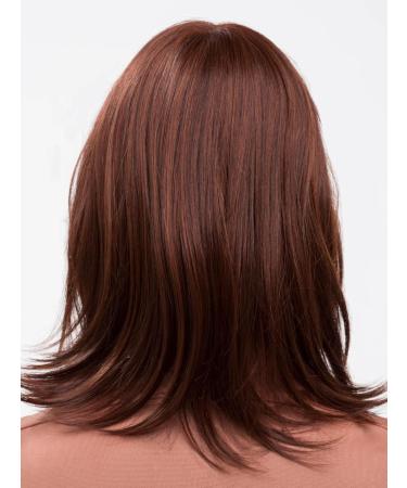 High-Quality Jersey Hairpiece | Medium Brown/Copper Maroon | Perfect Fit for All Head Sizes - Buy Online on GoSupps.com