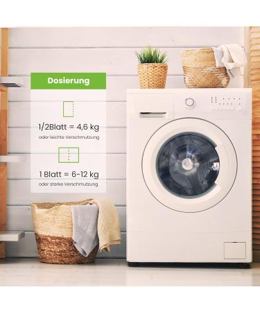 BiOHY Detergent Sheets (1 x 60 pieces) | Sustainable Travel Detergent | Multi-Use & Without Plastic | Biodegradable Washing Paper | Water-Soluble Detergent Strips for Washing Machines (Wasch Bl tter) 60 count (Pack of 1) - Buy Online on GoSupps.com