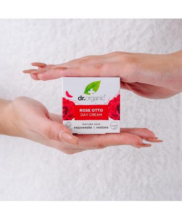 Buy Organic Doctor Rose Otto Day Cream | 1.7 oz | Natural Moisturizer for Radiant Skin - Buy Online on GoSupps.com