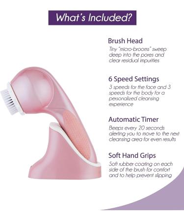 Michael Todd Beauty Soniclear Elite 6-Speed Powered Facial Cleansing Brush System - Buy Online on GoSupps.com