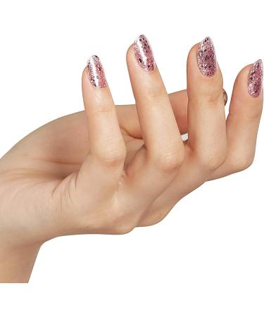 Bluesky Gel Nail Kit With Mini UV LED Lamp S06N Pink Gold Glitter Gel Polish Base and Top Coat Set Nail File Buffer Cleanser Wipes - Buy Online on GoSupps.com