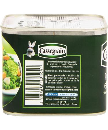  Cassegrain Cassegrain Small Peas Carrots 709 g Box - Pack of 6 - Buy Online on GoSupps.com