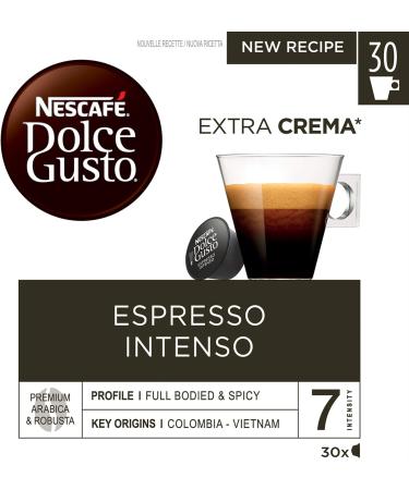 Nescafe Dolce Gusto Espresso Intense Coffee 30 Capsules 210g - Buy Online on GoSupps.com