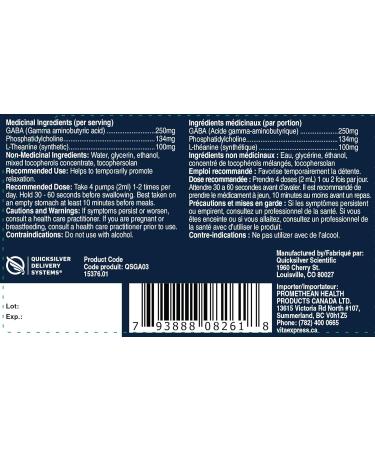Quicksilver Scientific - Liposomal GABA (1.7oz/50ml) - Buy Online on GoSupps.com