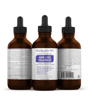 DHT Blocker Cayenne Hair Treatment Oil for Hair Growth and Regrowth - Stops Hair Loss, Thinning, and Balding - Buy Online on GoSupps.com