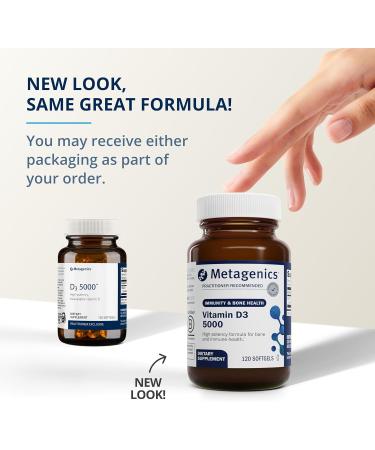 Metagenics Bundle - D3 5000 & UltraFlora Balance - 120 Softgels of D3 5000 for Immune Support Bone Health & Heart Health - 120 Capsules of UltraFlora Balance for Digestive Health - Buy Online on GoSupps.com