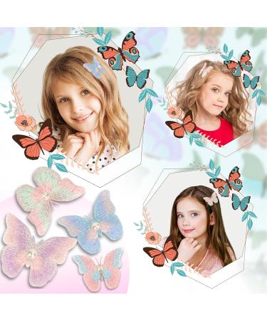 Arqumi Butterfly Hair Clips 8PCS - Colorful Non-Slip Hair Accessories for Girls, Teens, and Women - Buy Online on GoSupps.com