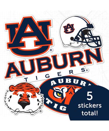 Auburn University Tigers War Eagle Vinyl Sticker Decals - Ideal for Laptop, Water Bottle, Car, Scrapbook | Officially Licensed Auburn Merchandise - Buy Online on GoSupps.com