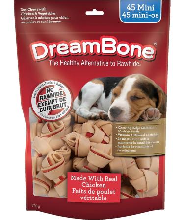DreamBone Chicken Mini Treats 45ct + DreamBone Grill Master Small T-Bone Treats 10ct Bundle - Buy Online on GoSupps.com