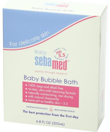 Sebamed Baby Bubble Bath 6.8 fl oz - Gentle Formula for Sensitive Skin, Eczema & Psoriasis - Buy Online on GoSupps.com