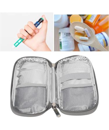 Portable Insulin Cooler Bag for Diabetic Travel - Begonia Flower Design - Buy Online on GoSupps.com