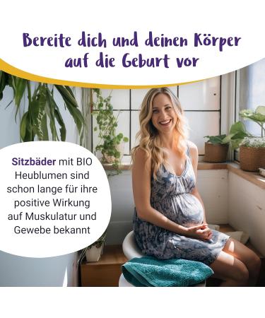 100% Organic Hayflower Sitz Bath for Pregnancy | Birth Preparation from 37 Weeks - PregniVital  - Buy Online on GoSupps.com