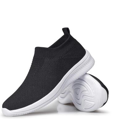 Vibdiv Women s Sneakers - Lightweight Comfortable Casual Office Flat Shoes - Black & White 43 EU - Buy Online on GoSupps.com