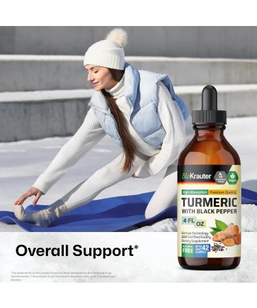Turmeric with Black Pepper Tincture 4 Fl. Oz. & Milk Thistle 250 Capsules - Buy Online on GoSupps.com