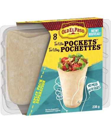 Old El Paso Tortilla Pockets Include 8 Tortillas 238 Grams Package of Tortillas - Buy Online on GoSupps.com