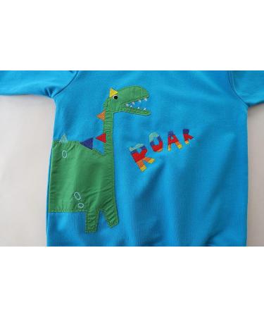 Boys Dinosaur Sweatshirt | Kids Cotton Jumper | Long Sleeve Pullover | Toddler Girls/Baby Clothes 1-8 Years | 2-3 Years Dinosaur 01 - Buy Online on GoSupps.com
