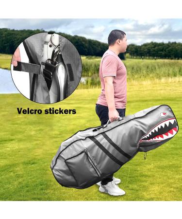 CRAFTSMAN GOLF Zipper Waterproof Shark Rain Cover for Golf Bag - Gray | Personalized Custom Order Available - Buy Online on GoSupps.com