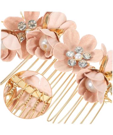 Healeved Flower Hair Comb Decorative Hair Comb for Women Hair Comb for Wedding Side Hair Comb Hair Accessories for Women Hair Comb for Women Accessories Wedding Hair Clip Wedding Hair Comb - Buy Online on GoSupps.com