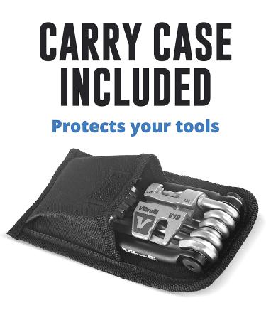 Vibrelli Bike Multi Tool V19 with Carry Case - Performance Bicycle Multitool - Buy Online on GoSupps.com