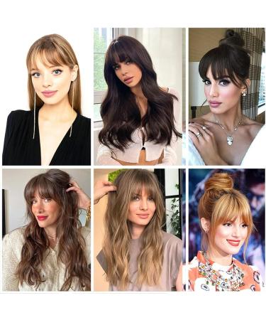 Bangs Hair Clip Clip in Bangs Natural Straight Synthetic Blunt Bangs Hair Extensions 6" Short Straight Hairpiece Front Neat Bang Clip-In Full Bangs for Women Bangs Clip in Hair (Color : SW65-105) - Buy Online on GoSupps.com