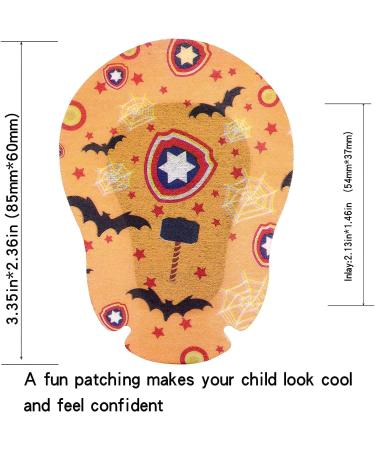 EGOOL Adhesive Eye Patches for Kids - Cool Boys Design - 45 + 5 Bonus per Box - Breathable, Colorful & Fun Pattern - Hypoallergenic - Regular Size - Buy Online on GoSupps.com