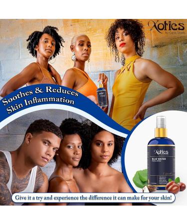 Xotics Blue Water Facial Spray - 8oz Hydrating Mist with Aloe Vera | Refreshing Toner for All Skin Types - Ideal for Men & Women Aftershave & Daily Moisturizing - Buy Online on GoSupps.com