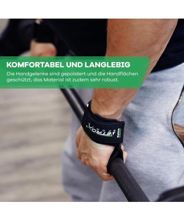 NetroxSports Power Grips - Extra Strong Lifting Straps for Bodybuilding Weightlifting & Strength Training - Premium Fitness Aids for Men & Women - International Shipping Available - Buy Online on GoSupps.com