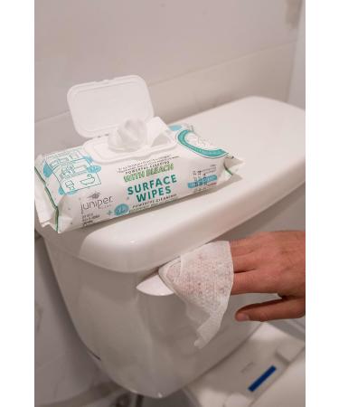 Surface Wipes with Bleach - All-Purpose 72 Count | Fresh Scent Lint Free Durable Cleaner for Kitchen Bathroom & Office - Buy Online on GoSupps.com